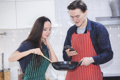 young couple person having ...