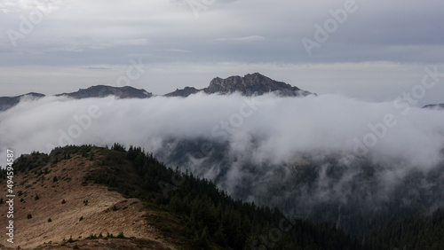 Clouds Over CIucas Mountains, Romania