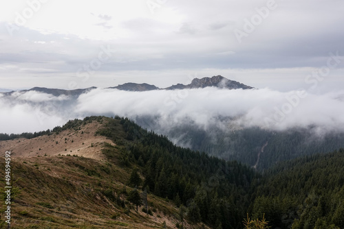 Landscape Over Ciucas Mountains in Romania