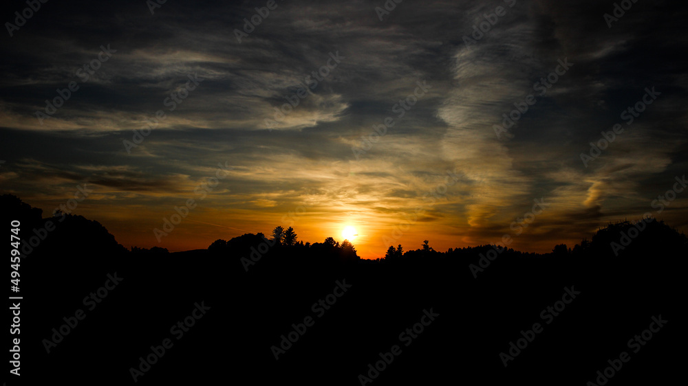 Obraz premium sunset and clouds 