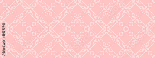 Pink background with pattern, texture. Vector illustration