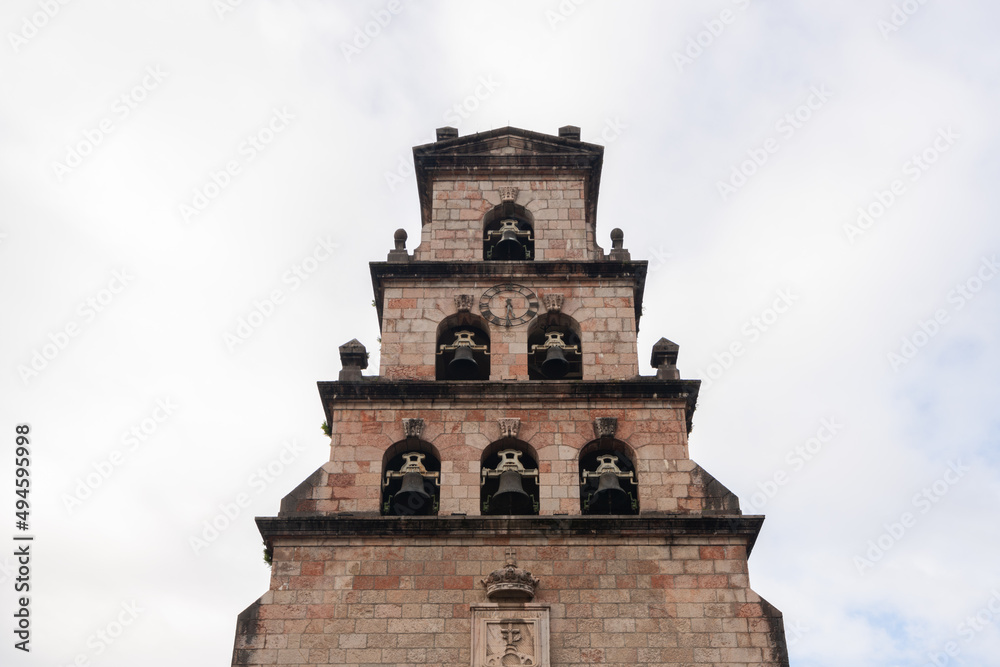 Church of Our Lady of the Assumption of St. Mary in Cangas de Onis, in Spain