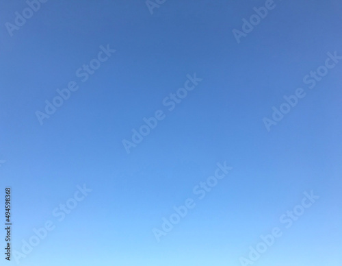 blue sky with no clouds