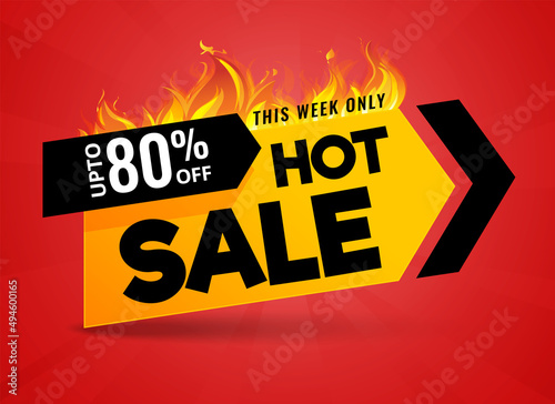 Hot sale price offer deal vector labels templates
