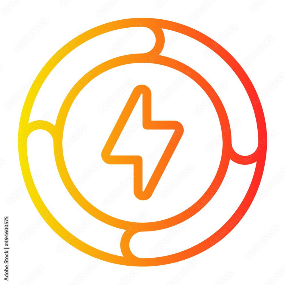 energy gradient icon energy gradient icon