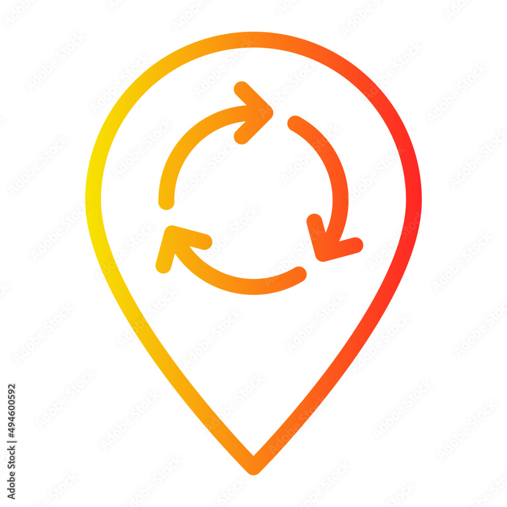 location gradient icon location gradient icon