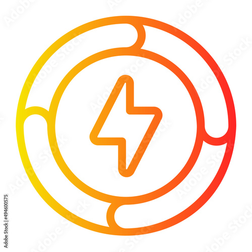 energy gradient icon