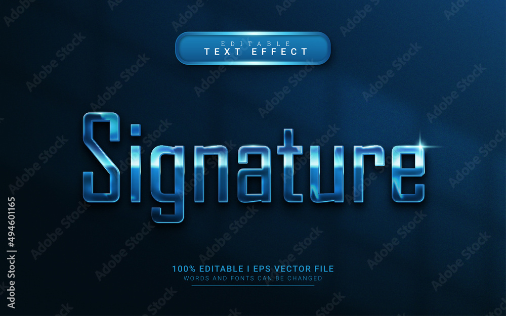 signature text effect, for logo mock up signature text effect, for logo mock up