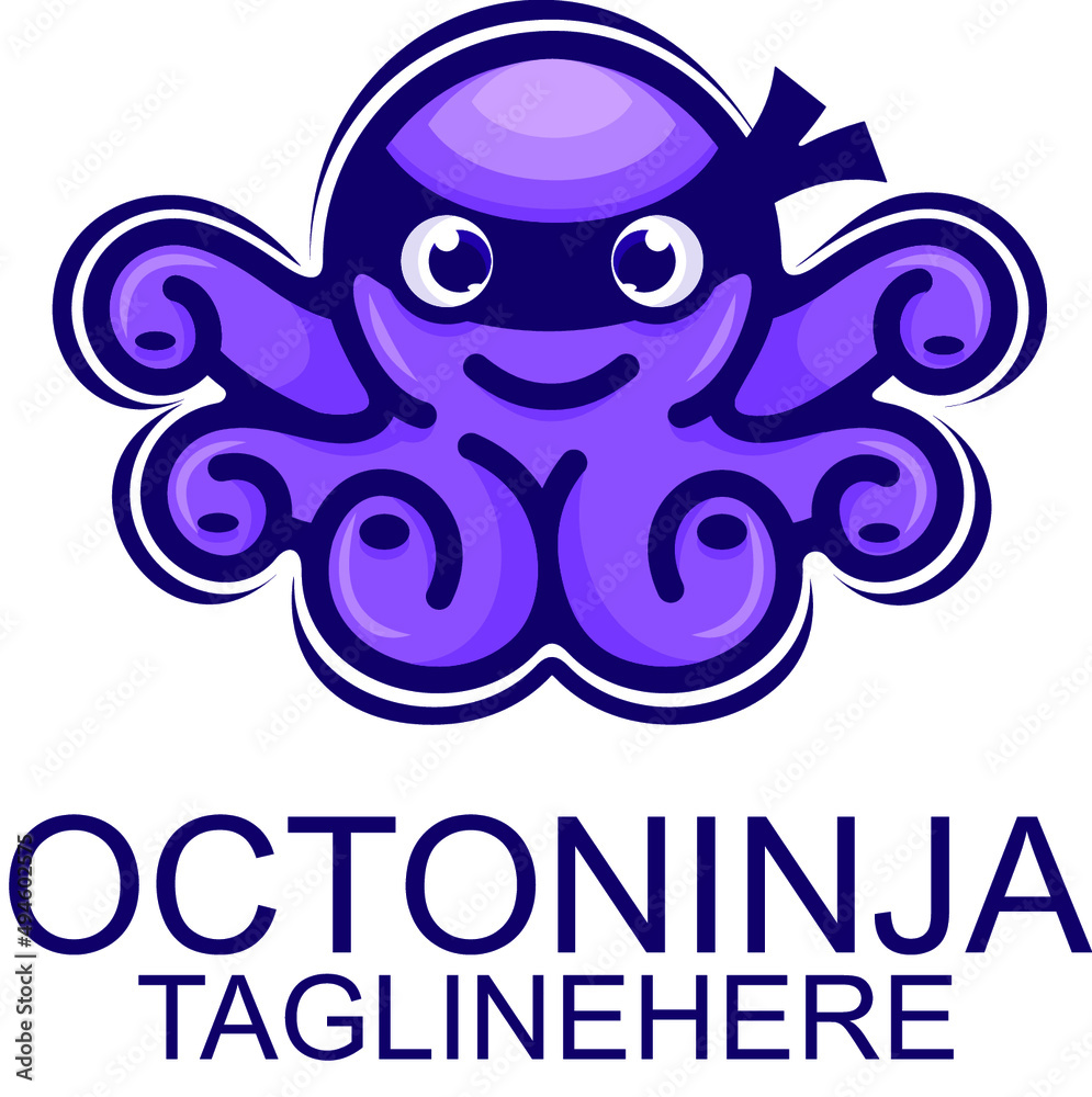 Octopus Mascot Logo Stock Illustration - Download Image Now