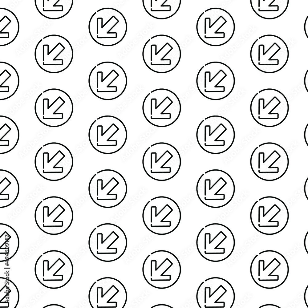 black and white icons set