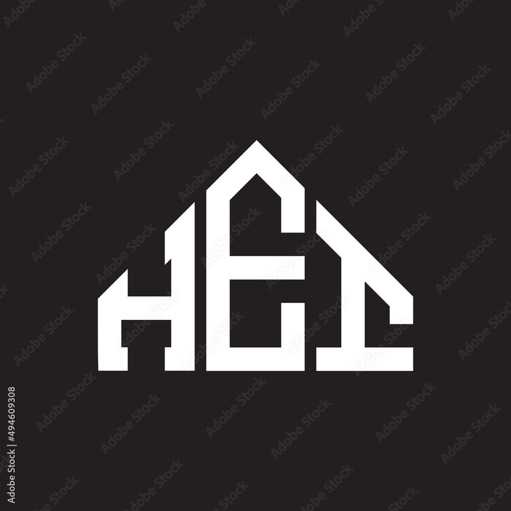 HEI letter logo design on Black background. HEI creative initials letter logo concept. HEI letter design. HEI letter logo design on Black background. HEI creative initials letter logo concept. HEI letter design.