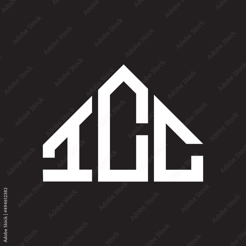 ICC letter logo design on Black background. ICC creative initials letter logo concept. ICC letter design. ICC letter logo design on Black background. ICC creative initials letter logo concept. ICC letter design.
