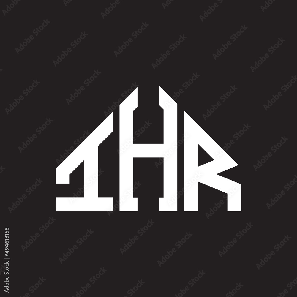 IHR letter logo design on Black background. IHR creative initials letter logo concept. IHR letter design .
IHR letter logo design on Black background. IHR creative initials letter logo concept. IHR letter design .