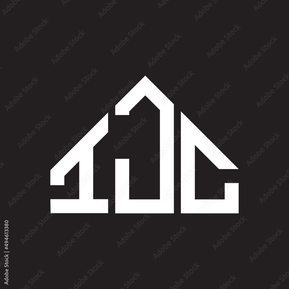IJC letter logo design on Black background. IJC creative initials letter logo concept. IJC letter design. IJC letter logo design on Black background. IJC creative initials letter logo concept. IJC letter design.