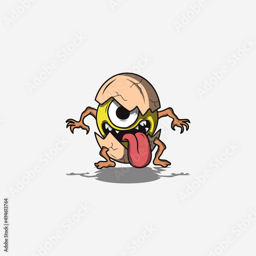 monster egg illustration