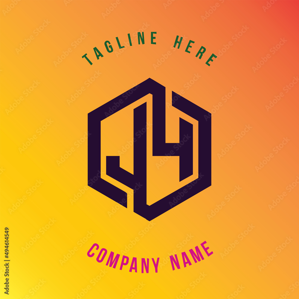 J4 lettering logo is simple, easy to understand and authoritative J4 lettering logo is simple, easy to understand and authoritative