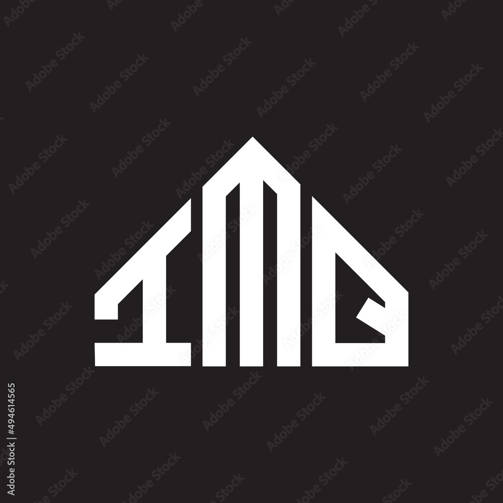 IMQ letter logo design on Black background. IMQ creative initials letter logo concept. IMQ letter design. IMQ letter logo design on Black background. IMQ creative initials letter logo concept. IMQ letter design.