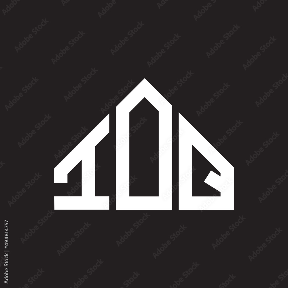IOQ letter logo design on Black background. IOQ creative initials letter logo concept. IOQ letter design. IOQ letter logo design on Black background. IOQ creative initials letter logo concept. IOQ letter design.