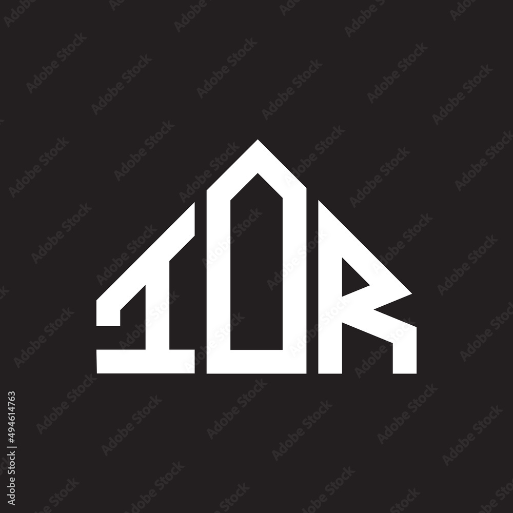 IOR letter logo design on Black background. IOR creative initials letter logo concept. IOR letter design. IOR letter logo design on Black background. IOR creative initials letter logo concept. IOR letter design.