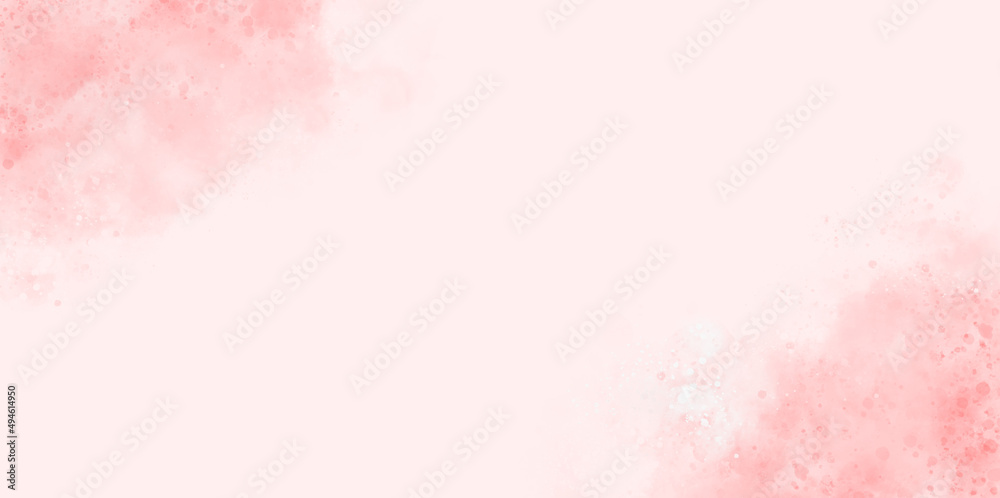 pink watercolor background abstract texture with color splash design