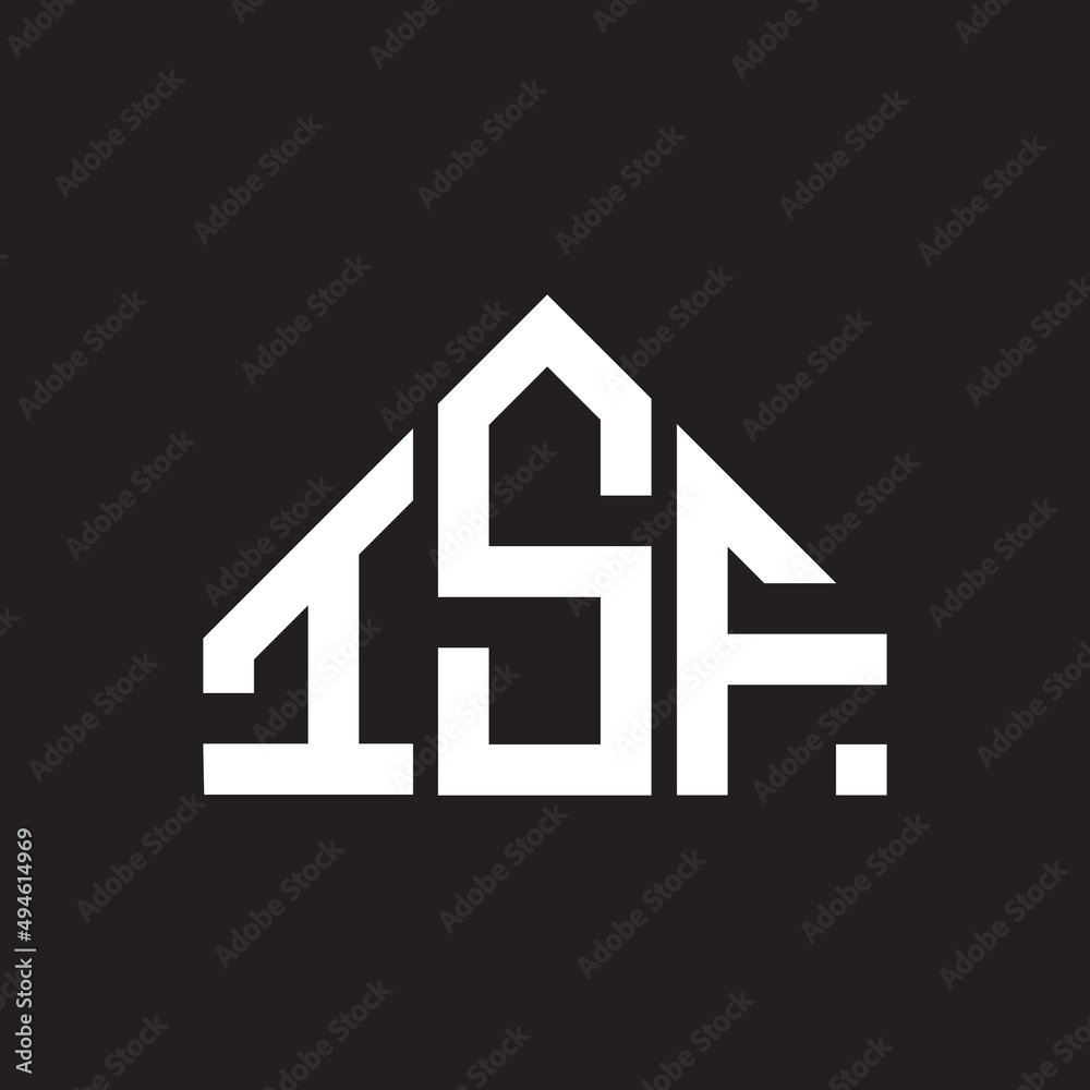 IS letter logo design on Black background. ISF creative initials letter logo concept. ISF letter design. IS letter logo design on Black background. ISF creative initials letter logo concept. ISF letter design.