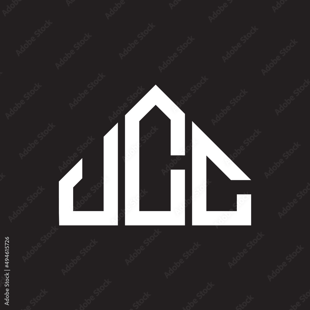 JCC letter logo design on black background. JCC creative initials letter logo concept. JCC letter design. 