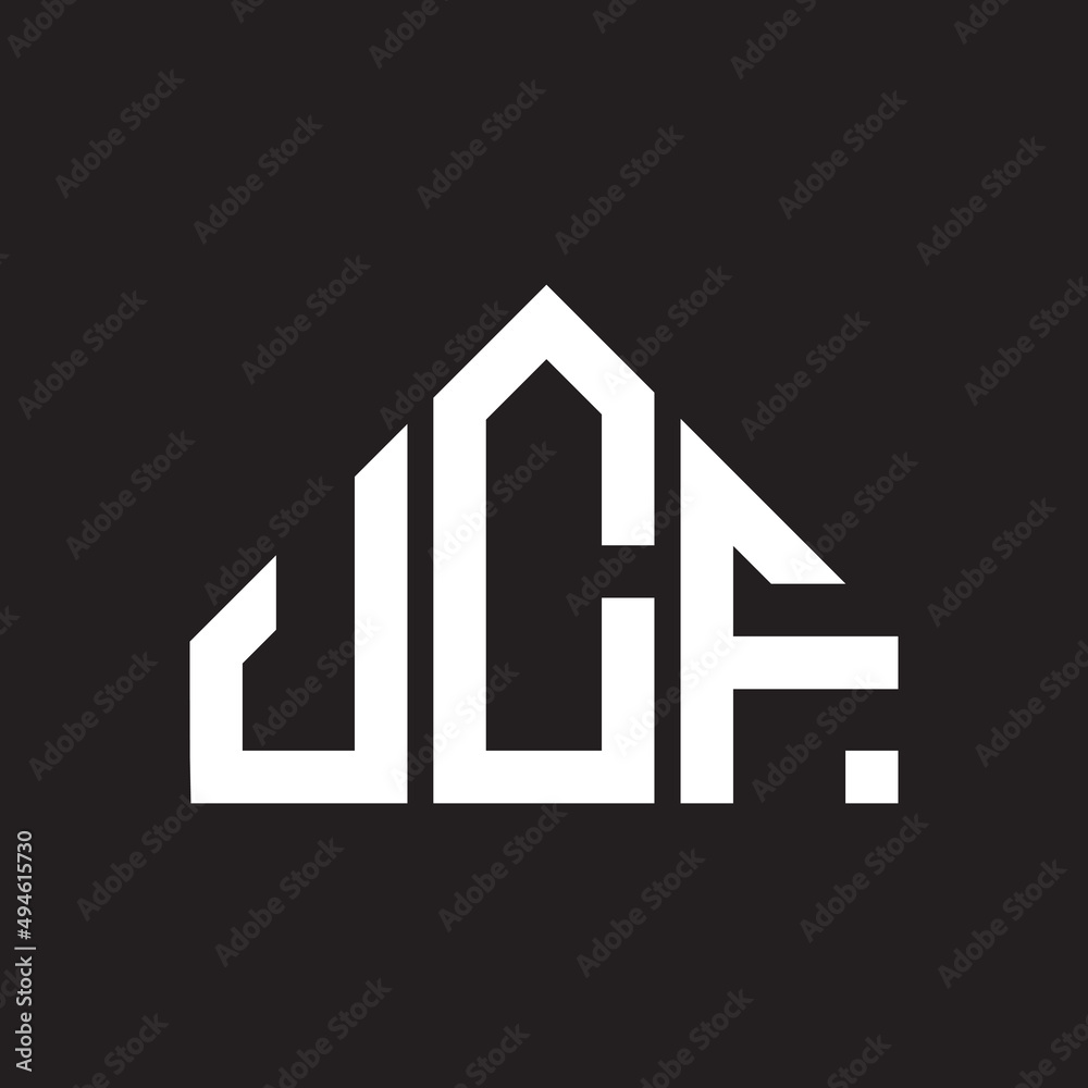 JCF letter logo design on black background. JCF creative initials letter logo concept. JCF letter design. JCF letter logo design on black background. JCF creative initials letter logo concept. JCF letter design.