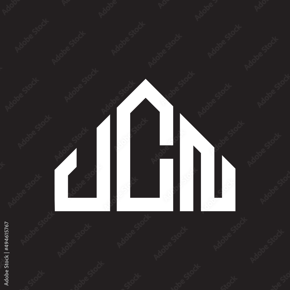 JCN letter logo design on black background. JCN creative initials letter logo concept. JCN letter design. 