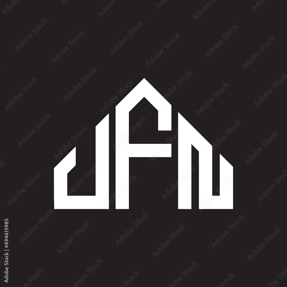 JFN letter logo design on black background. JFN creative initials letter logo concept. JFN letter design. JFN letter logo design on black background. JFN creative initials letter logo concept. JFN letter design.