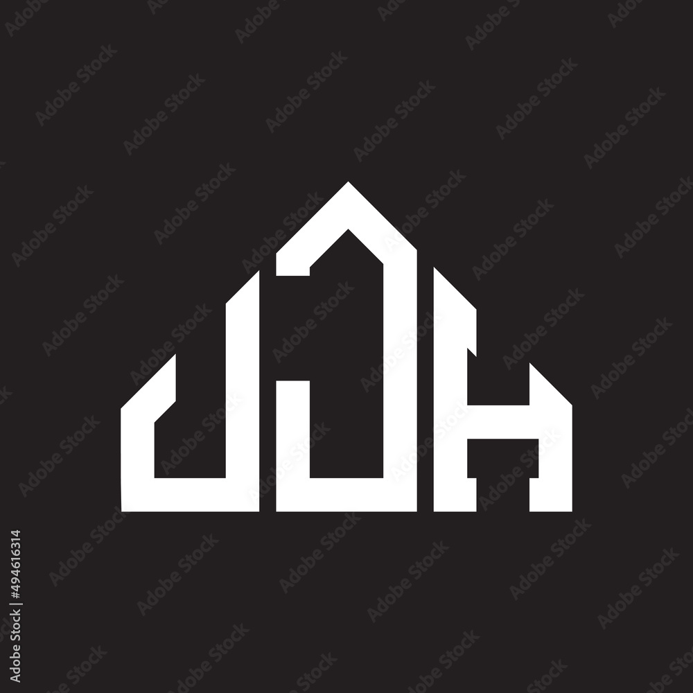 JJH letter logo design on Black background. JJH creative initials letter logo concept. JJH letter design. JJH letter logo design on Black background. JJH creative initials letter logo concept. JJH letter design.