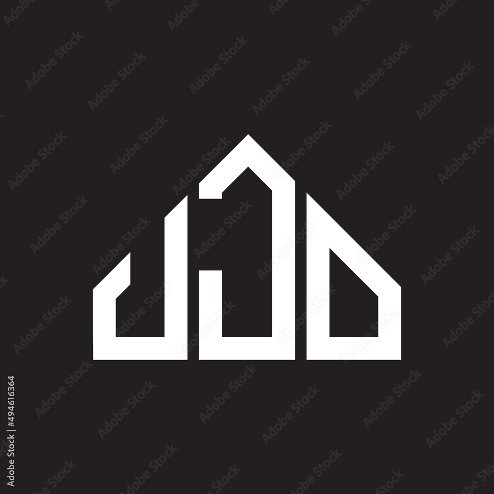 JJO letter logo design on Black background. JJO creative initials letter logo concept. JJO letter design. 