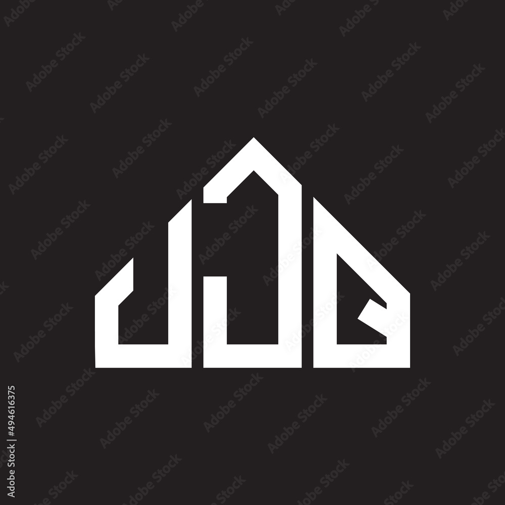 JJQ letter logo design on Black background. JJQ creative initials letter logo concept. JJQ letter design. JJQ letter logo design on Black background. JJQ creative initials letter logo concept. JJQ letter design.
