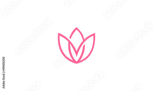 abstract flower logo