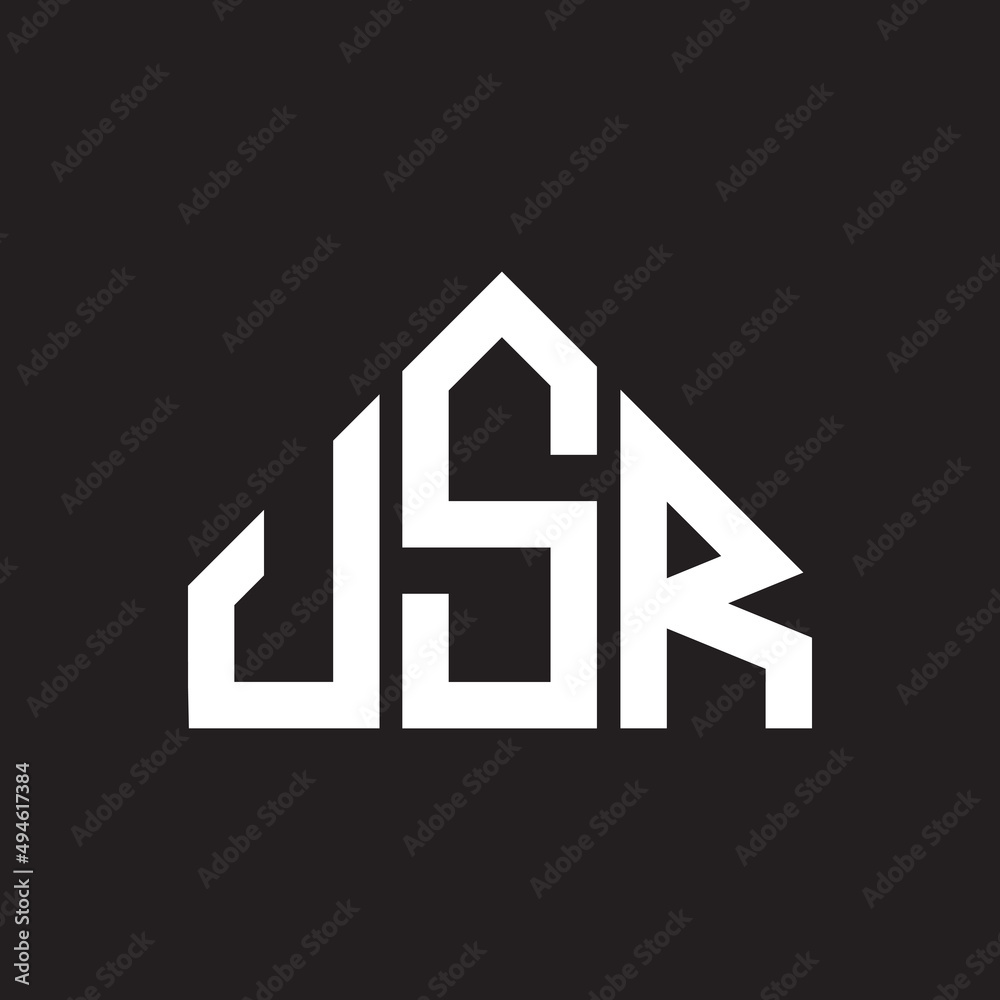 USR letter logo design on black background. USR creative initials letter logo concept. USR letter design. USR letter logo design on black background. USR creative initials letter logo concept. USR letter design.