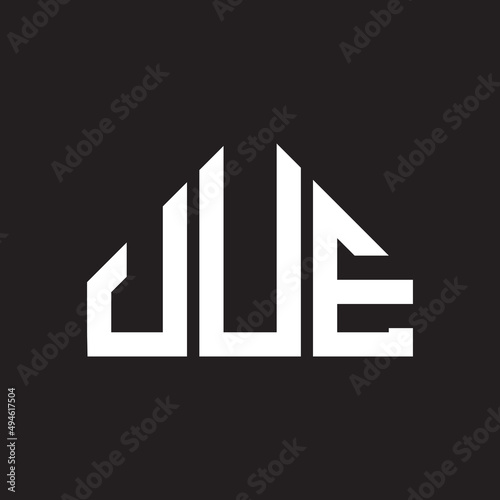 UUE letter logo design on black background. UUE creative initials letter logo concept. UUE letter design.