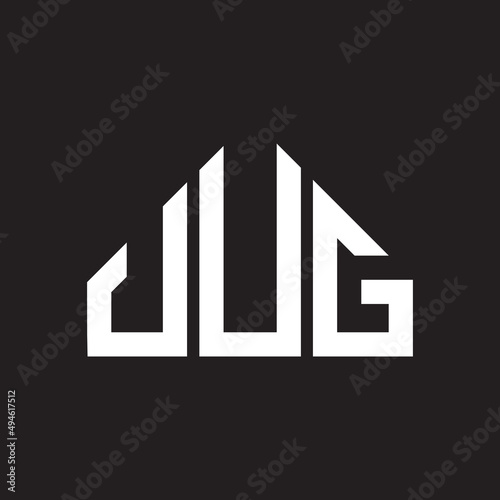 UUG letter logo design on black background. UUG creative initials letter logo concept. UUG letter design.
