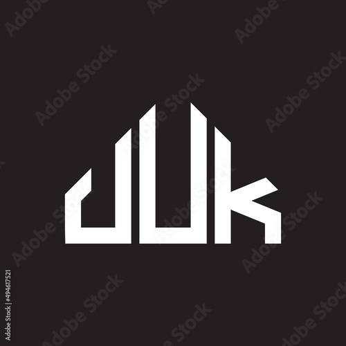 UUK letter logo design on black background. UUK creative initials letter logo concept. UUK letter design.