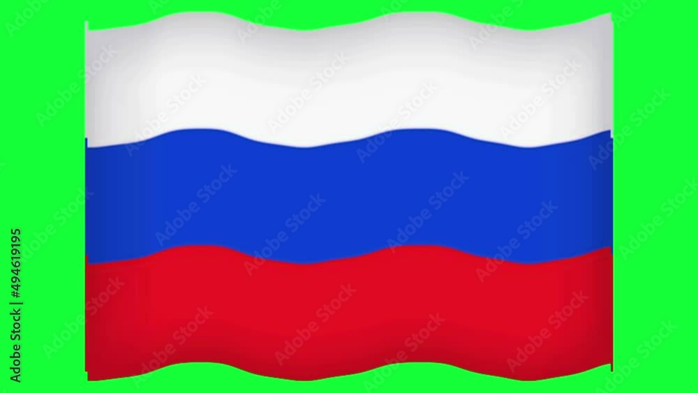 russia flag waving in the wind with greenscreen transparent) 3d rendering russia flag waving in the wind with greenscreen transparent) 3d rendering