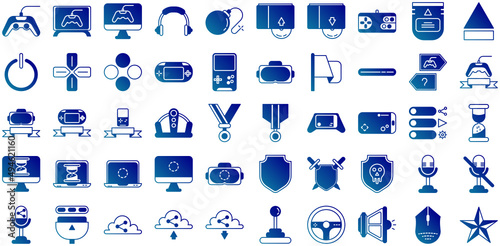 gamer icon set