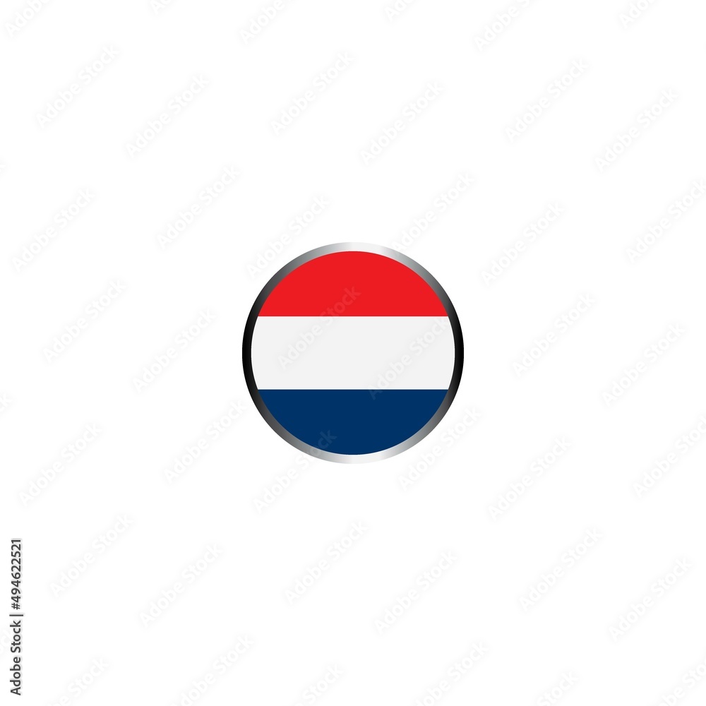 Naklejka premium Netherlands flag icon
