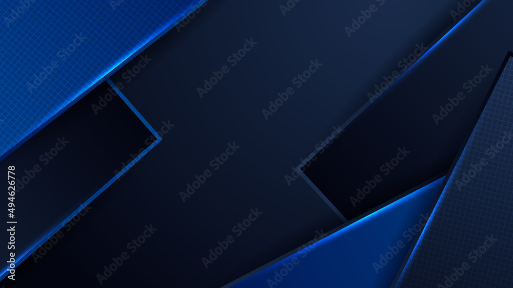 Abstract blue and black background Abstract blue and black background