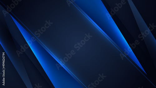 Abstract blue and black background