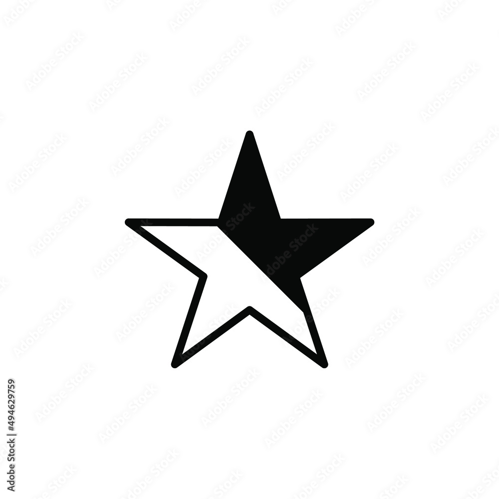 Stars, Night Solid Line Icon Vector Illustration Logo Template. Suitable For Many Purposes. Stars, Night Solid Line Icon Vector Illustration Logo Template. Suitable For Many Purposes.