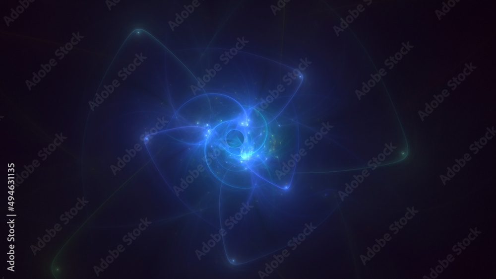 3D rendering abstract multicolor fractal light background 3D rendering abstract multicolor fractal light background