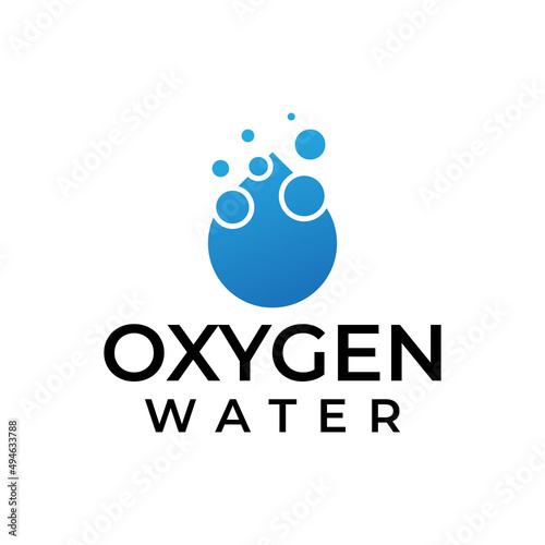 oxygen water logo design