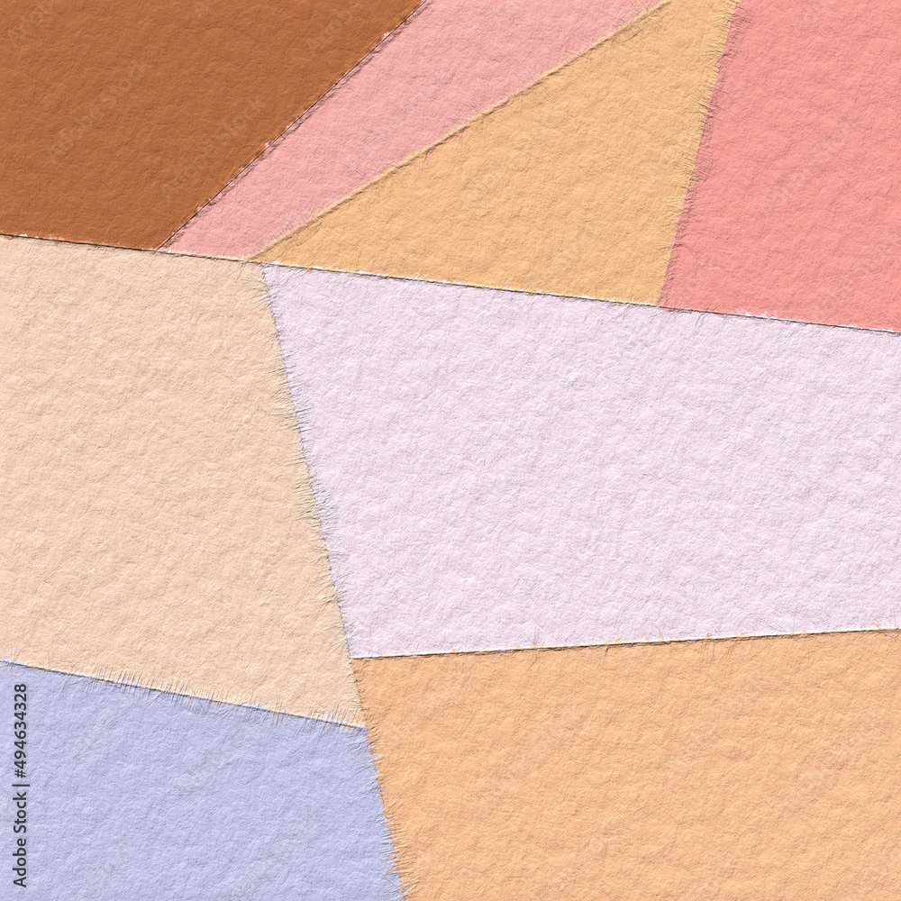 Fototapeta premium Colorful squares pattern with a rough texture. Background texture wall and have copy space for text. Picture for creative wallpaper or design art work.
