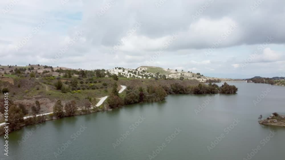 Lake in Nicosia in Cyprus. Riverland. Lake in Nicosia in Cyprus. Riverland.