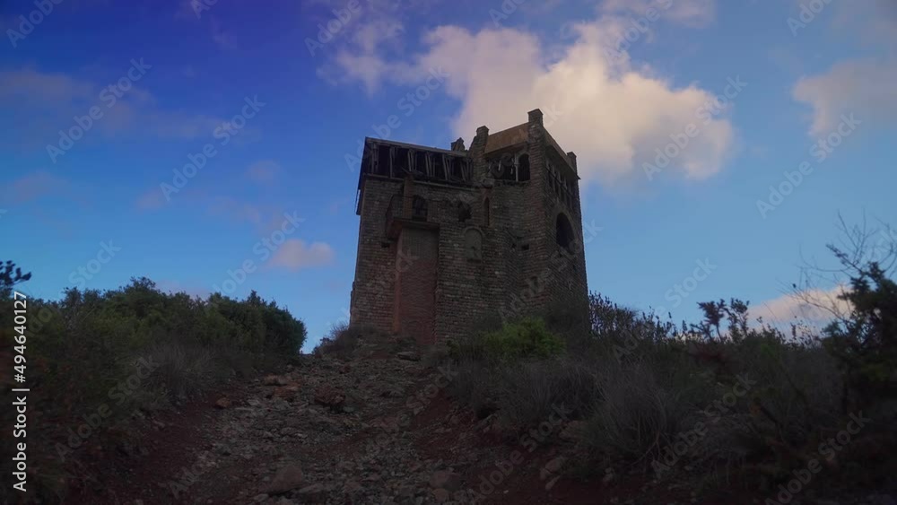 Time lapse at an abandoned tower Time lapse at an abandoned tower
