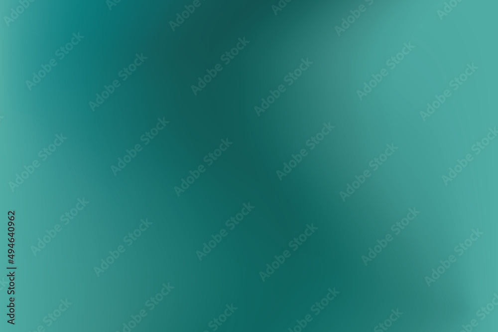 Green smooth texture. Gradient mesh emerald background. Simple abstract poster. Vector illustration