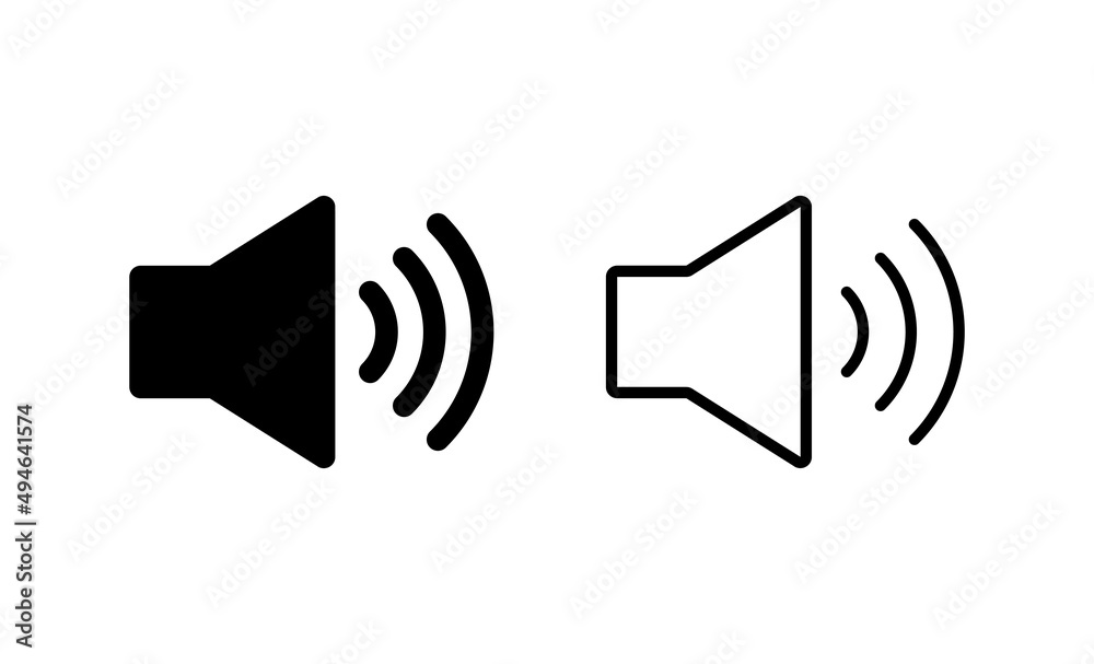 Speaker icon vector. volume sign and symbol. loudspeaker icon. sound symbol Speaker icon vector. volume sign and symbol. loudspeaker icon. sound symbol